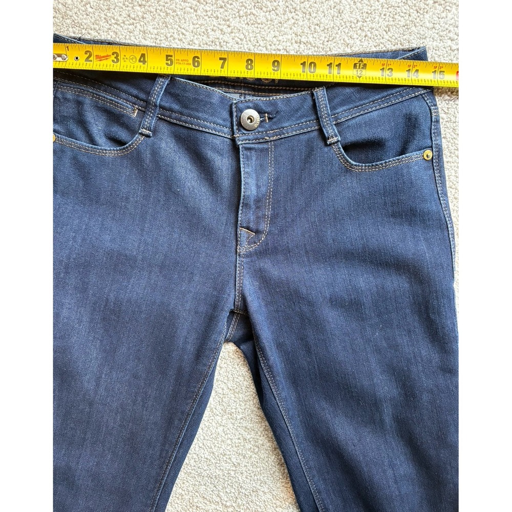 DL 1961 Grace High Rise Straight Denim Jeans Size 27 Dark Wash Classic Preppy - Picture 10 of 12